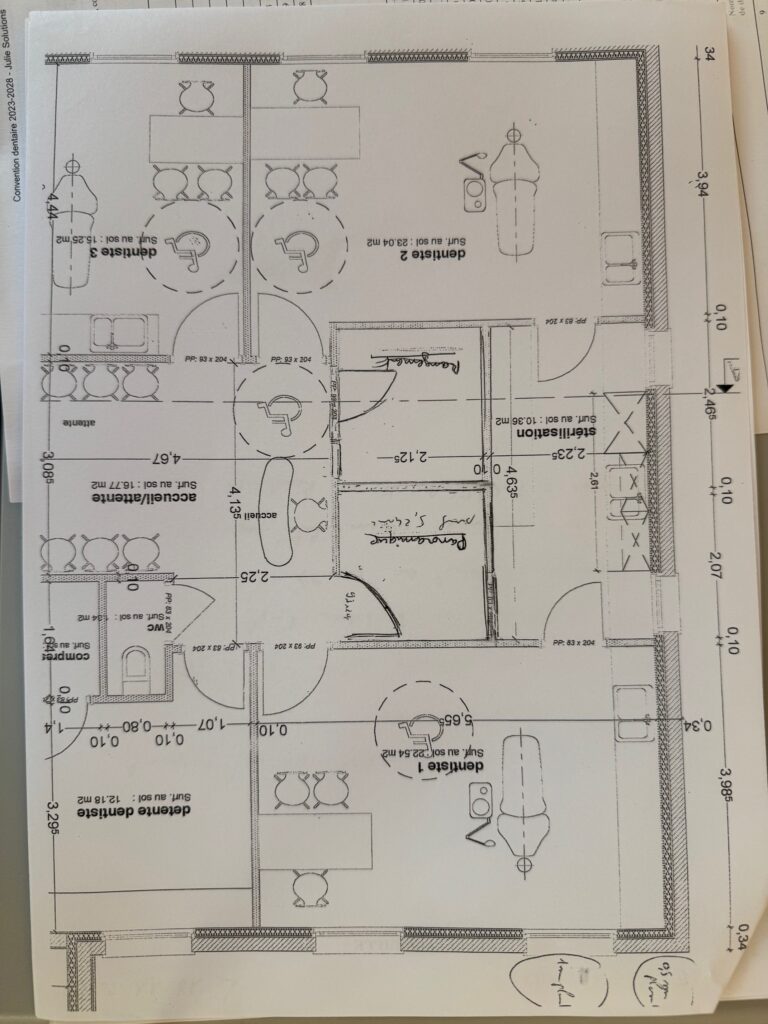 plan cabinet dentaire